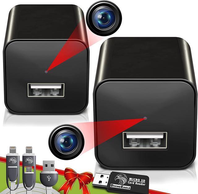 Buy DIVINEEAGLE Camera Charger, Hidden Camera, Mini Camera 1080p, USB  Charger Camera, Hidden Camera, Hidden Nanny Cam, Hidden Cam, Hidden Cam