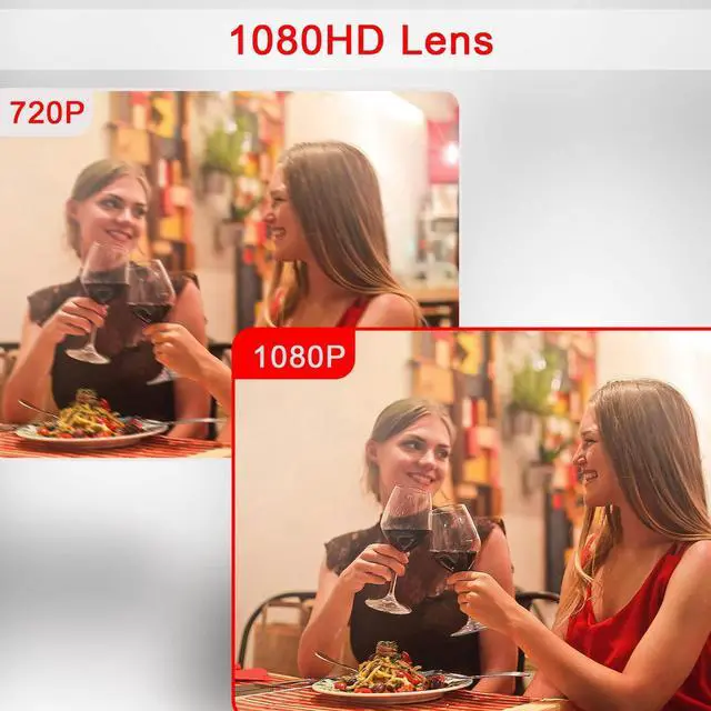 Alt view image 6 of 7 - Small-ECO Hidden Camera Speaker - Spy Camera PTZ HD 1080P WiFi Motion Detection Video Recorder Wireless Mini Safety Nanny Camera