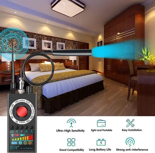 Alt view image 4 of 7 - BTFDREEM Hidden Devices Detector Hidden Camera Detectors Anti Spy Detector Bug Detector RF Detector Listening Device Detector GPS Tracker Detector Upgraded Version