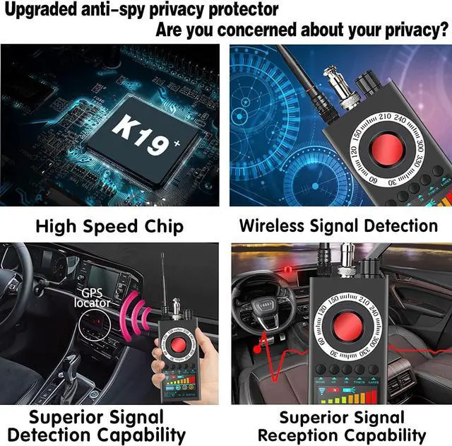 Alt view image 6 of 7 - BTFDREEM Hidden Devices Detector Hidden Camera Detectors Anti Spy Detector Bug Detector RF Detector Listening Device Detector GPS Tracker Detector Upgraded Version