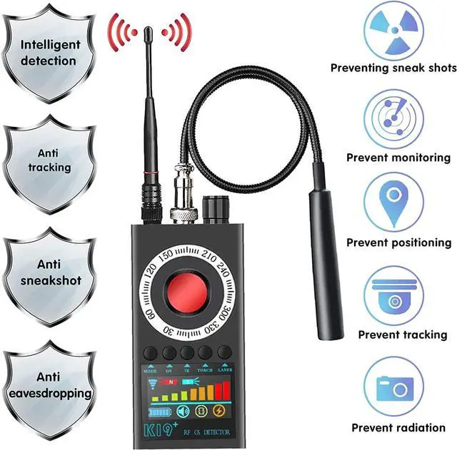 Alt view image 7 of 7 - BTFDREEM Hidden Devices Detector Hidden Camera Detectors Anti Spy Detector Bug Detector RF Detector Listening Device Detector GPS Tracker Detector Upgraded Version