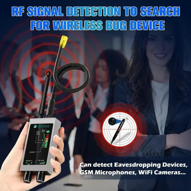 Alt view image 4 of 6 - Bug Detector, hidden camera detectors ,Anti spy Detector ,RF Detector, GPS Detector Anti Tracking Strong Magnetic Detector for GPS Tracker Hidden Camera Finder Listening Device in office, car, meeting