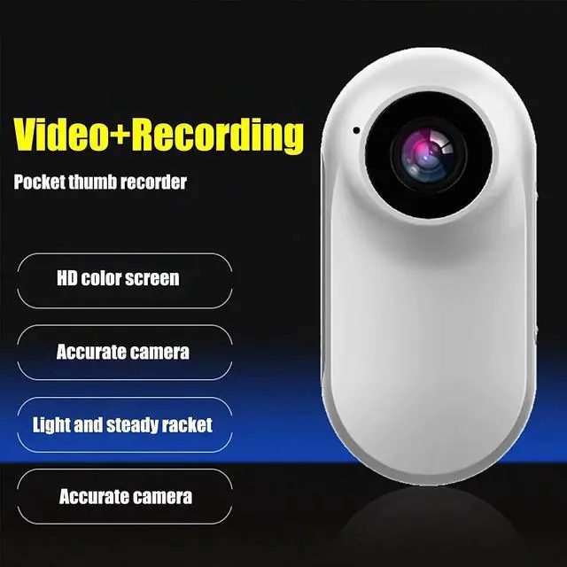 Alt view image 5 of 7 - METRICSQUARE Wireless Spy Camera Mini Hidden Camera with Screen, Small Video Recorder Action Camera Security Camera Wearable Camera Body Camera Car Camera with Night Vision