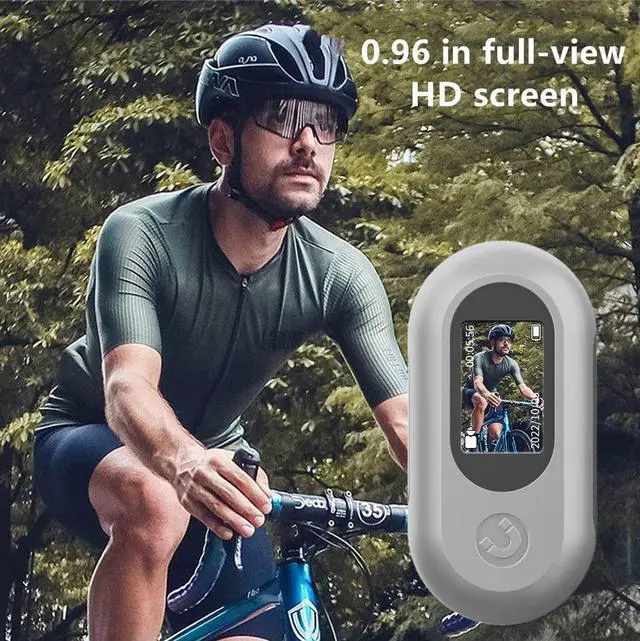 Alt view image 6 of 7 - METRICSQUARE Wireless Spy Camera Mini Hidden Camera with Screen, Small Video Recorder Action Camera Security Camera Wearable Camera Body Camera Car Camera with Night Vision