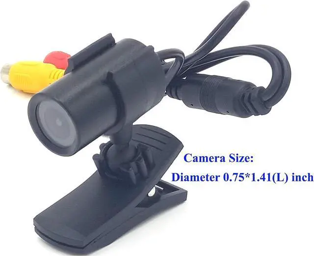 Alt view image 2 of 7 - CCTV Hd Mini Bullet Security Camera 1200TVL 2.8mm Wide Angle Lens with Bracket Small Indoor Outdoor Surveillance Camera Analog Camera(DST-190CW)