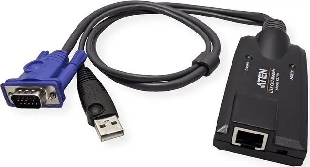 Alt view image 2 of 6 - ATEN technologies ka7170 usb kvm adapter cable cable cpu module