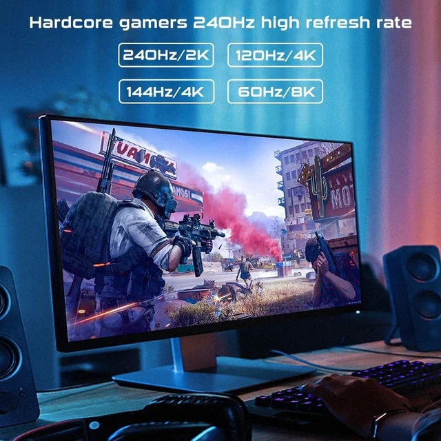 Alt view image 5 of 7 - HDMI Switch 4 in 1 Out 4K 120Hz, 4K 144Hz, 8K 60Hz, HDMI 2.1 Switcher Compatible with PS4/5, Xbox, Fire Stick, Apple TV, Roku, HD TV, Aluminum Shell