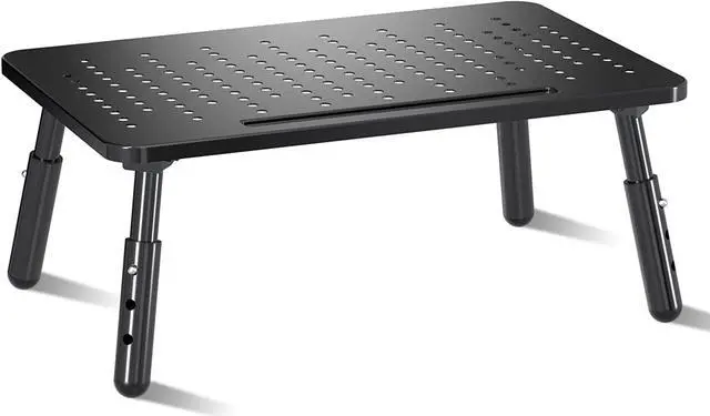 Main image of Bracwiser Foldable Monitor Riser Metal Computer Stand for Desk 3 Height Adjustable Laptop Stand with Pen Storage, MST013