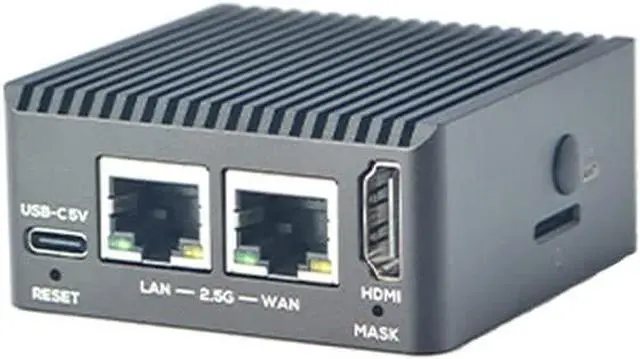 Main image of Nanopi R5C Mini WiFi Router OpenWRT with Dual PCIe 2.5Gbps Ethernet M.2 Key E USB Ports 2GB LPDDR4X RAM 32GB eMMC Based in Rockchip RK3568B2 Soc 0.8T NPU for IOT NAS Smart Home Gateway Support Ubuntu