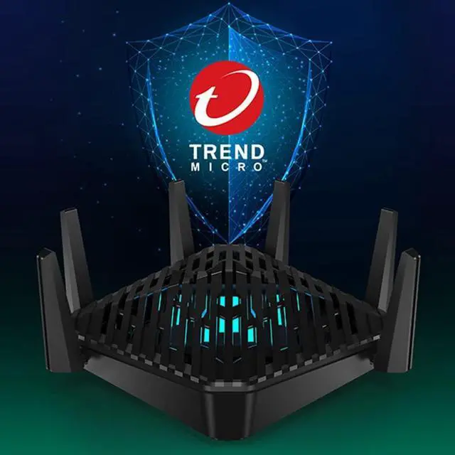 Alt view image 5 of 7 - Acer Predator Connect W6 Wi-Fi 6E Gaming Router | Hybrid QoS Compatible with Intel Killer Prioritization Engine | Tri-Band AXE7800 2.4GHz/5GHz/6GHz | Gigabit Router | Lifetime Internet Security
