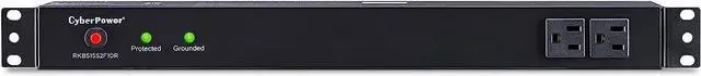Main image of CyberPower RKBS15S2F10R 15A 12-Outlet 1U RM Rackbar Surge Supressor