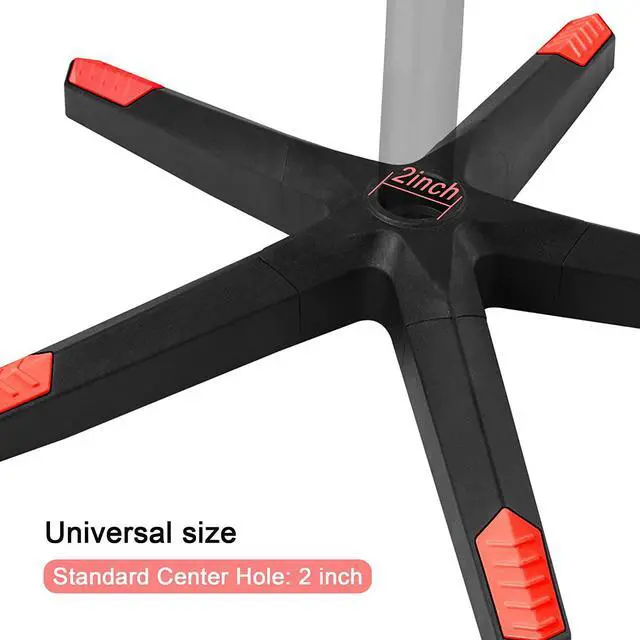 Alt view image 4 of 7 - Frassie 28 inch Nylon Gaming Chair Base Replacement with 5 Casters, Heavy Duty Office Chair Base Part