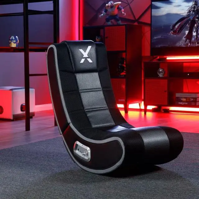 Alt view image 2 of 7 - X Rocker V Rocker SE Wireless Gaming Chair, 25 x 18 x 16, Black