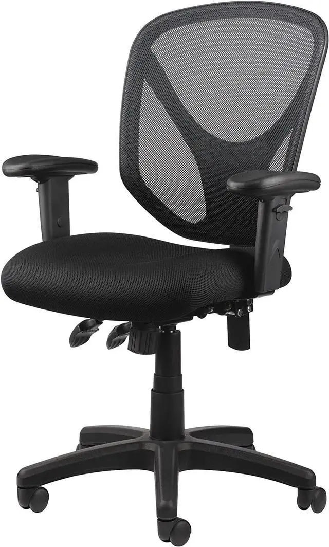 Alt view image 2 of 6 - Realspace® MFTC 200 Multifunction Ergonomic Super Task Chair, Black