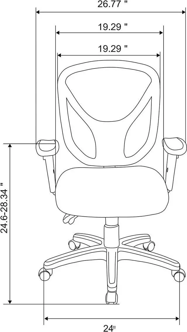 Alt view image 5 of 6 - Realspace® MFTC 200 Multifunction Ergonomic Super Task Chair, Black