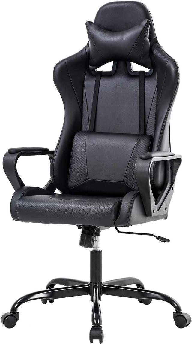 High Back Gaming Chair Ergonomic Racing Heavy Duty Office Chair Pc Video  Game Chair, Lumbar Support