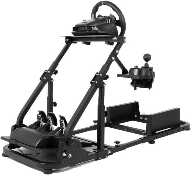 Marada Support de simulateur de course avec siège noir - Compatible avec  Logitech G25 G27 G29 G920 G923 Thrustmaster Fanatec - Support de volant  sans volant et pédales : : Cuisine et Maison