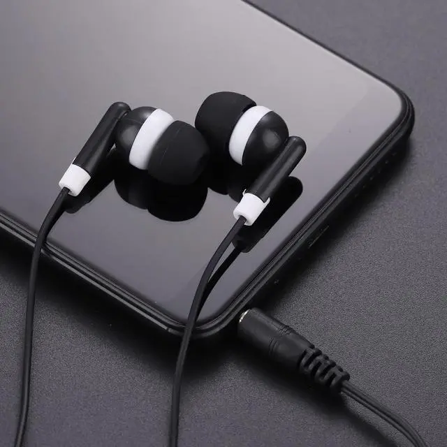 Alt view image 2 of 6 - CN-Outlet Wholesale Bulk Earbuds Headphones 50 Pack for iPhone, Android, MP3 Player - Black