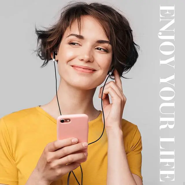 Alt view image 7 of 7 - 100 Pcs Bulk Earbuds for Classroom Student Basic Headphones in Ear for Kids Schools Libraries Laptop 3.5 MM Earbuds Dot Headphones Individually Bagged (Black)