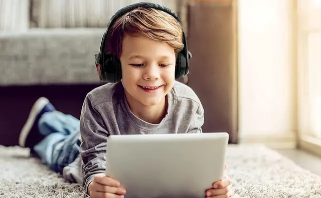 Alt view image 4 of 7 - eKids Jurassic World Bluetooth Headphones, Wireless Headphones with Microphone Includes Aux Cord, Kids Headphones for School, Home, or Travel