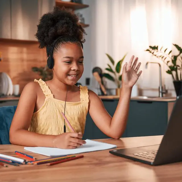 Alt view image 2 of 6 - Maeline Bulk On Ear Student Headphones with Microphone for Library, School, Classroom, Airplane, Kids Online Learning and Travel, 3.5 mm Headphone Plug - 30 Pack - Black