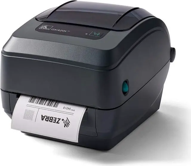 Main image of Ze bra GK420t Thermal Transfer Desktop Monochrome Printer Print Width of 4 in USB Serial and Parallel Connectivity GK42-102510-000