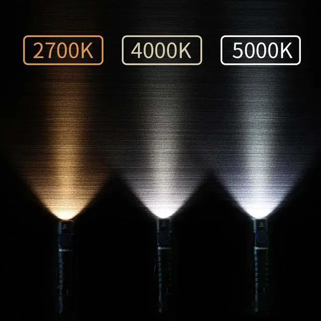 Alt view image 5 of 7 - Wurkkos FC11 EDC LED Flashlights Rechargeable 90CRI Max 1300Lumen Small Powerful Flashlight, IP67 Waterproof Torch, Magnetic Tailcap, Great for Garden Dog Walking Emergency(4000K)