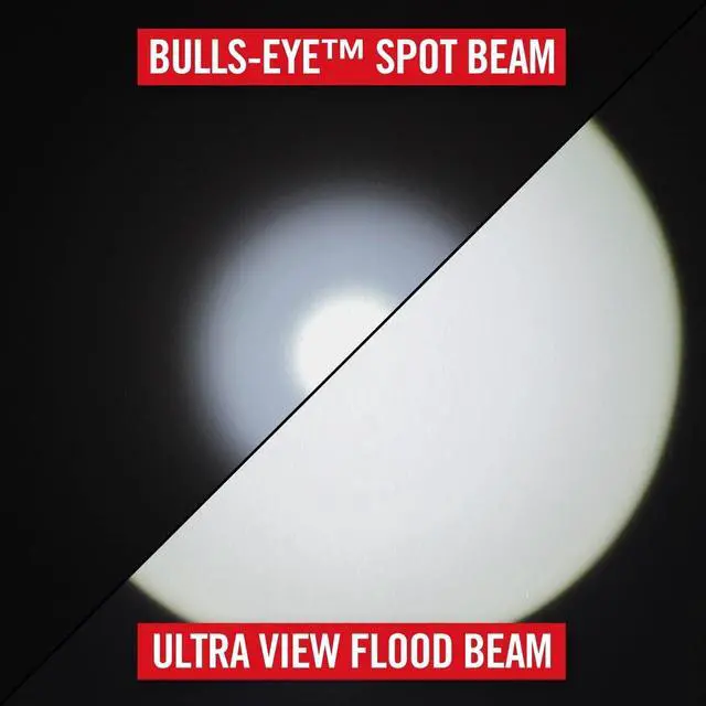 Alt view image 4 of 7 - Coast G450 1630 Lumen Twist Focus with Pure Beam and Bulls-Eye Spot Beam Technology, Black