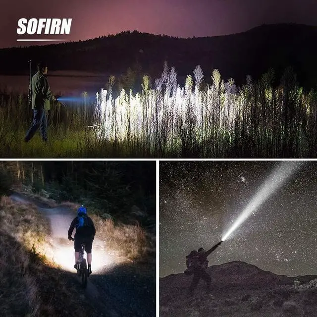 Alt view image 6 of 6 - sofirn Tactical Flashlight 1200 High Lumens, LED Flashlight with Super Bright, Water Resistant, Compact Small Pocket EDC Flash Light for Camping Running Emergency Outdoor