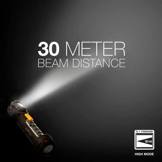 Alt view image 5 of 7 - Energizer HARDCASE Professional Pivot Plus Swivel Head Flashlight