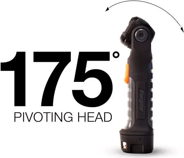Alt view image 6 of 7 - Energizer HARDCASE Professional Pivot Plus Swivel Head Flashlight