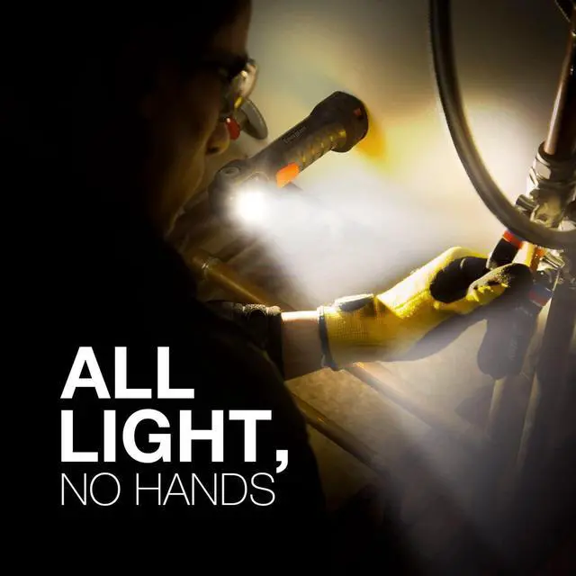 Alt view image 7 of 7 - Energizer HARDCASE Professional Pivot Plus Swivel Head Flashlight