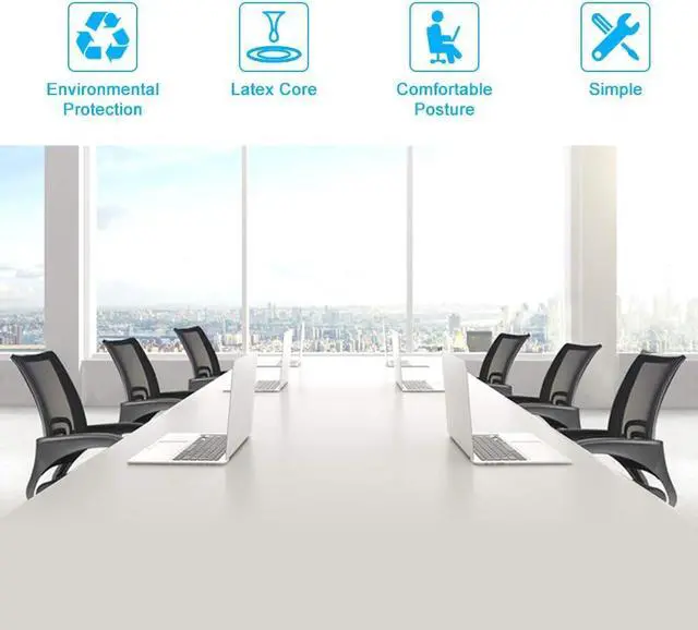 Alt view image 7 of 7 - Ergonomic Mid Back Mesh Office Chair - Lumbar Support, Adjustable, Swivel, Rolling, Pink Desk Chair with Arms for Working & Meeting