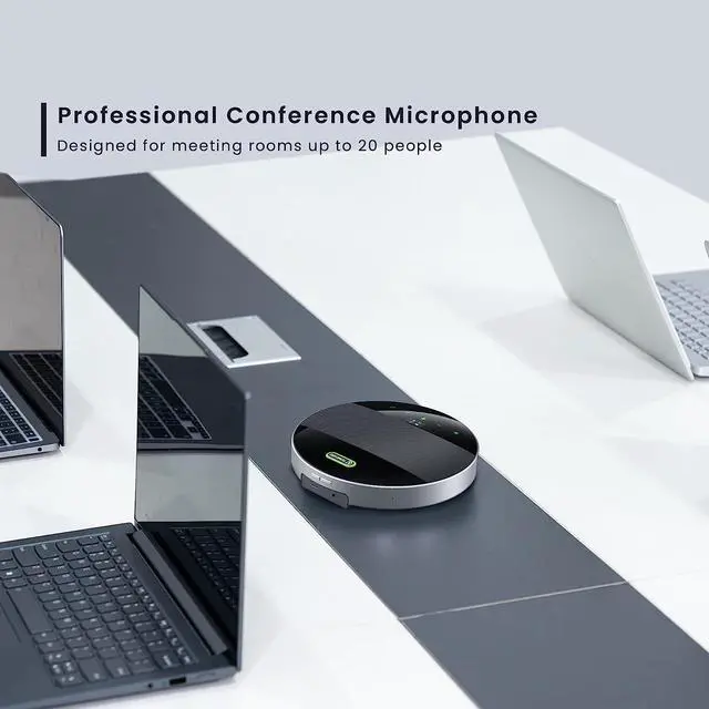 Alt view image 7 of 7 - Bluetooth Conference Speaker and Microphone Wireless Lound Speakerphone Portable for Car and Computer Home Office, Two Way Voice Clear, Compatible with Zoom, Teams