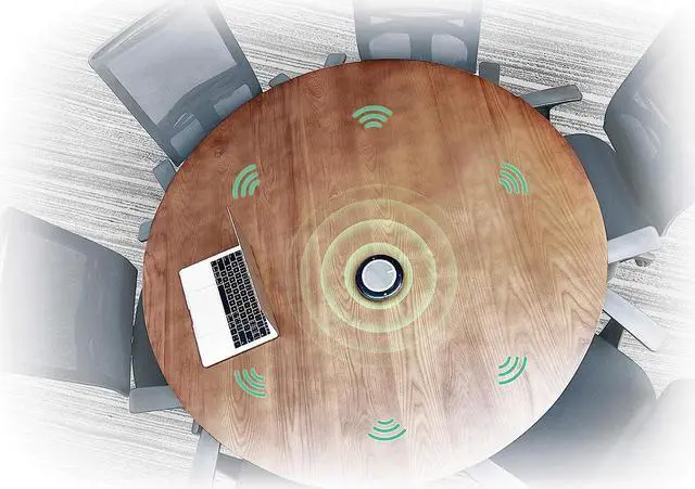 Alt view image 6 of 6 - Yealink 300-900-001 CP900 Speakerphone with BT50