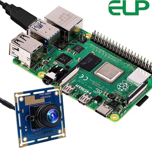 Alt view image 4 of 7 - ELP 16mp Wide Angle USB Camera for Computer 180degree Fisheye Lens Webcam Board Mini UVC USB2.0 4K Video Lightburn Camera Module,with 3.3ft/1m Cable for Laptop, PC, Raspberry Pi, Jetson Nano