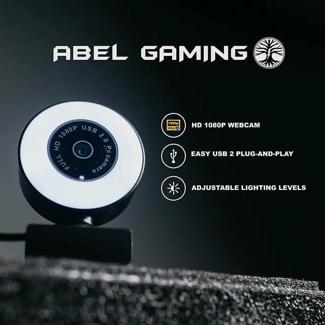 Alt view image 2 of 7 - Live Streaming Kit- Perfect for Streaming Video Games on Twitch, YouTube, Podcasts and Working from Home. Includes 1920x1080p Webcam, Professional USB Microphone, and One LED Multi-Color Ringlight