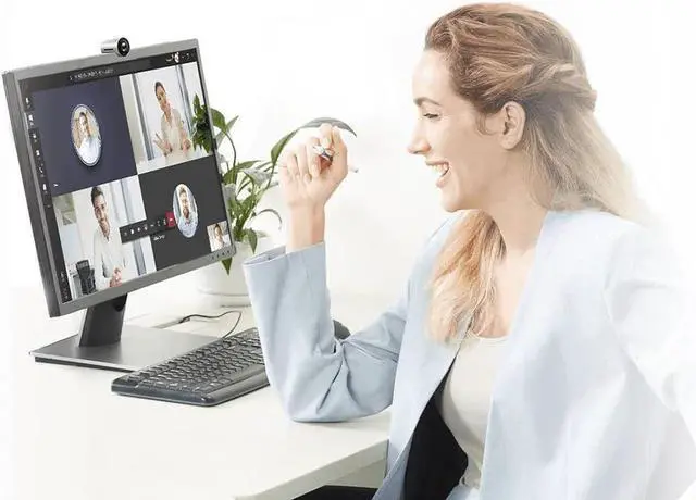 Alt view image 7 of 7 - Yealink UVC30 Desktop Webcam - 8.5 Megapixel - 30 fps - USB 3.0