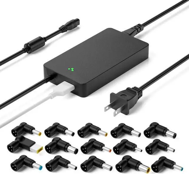 Alt view image 6 of 7 - 90w Universal Laptop Charger AC Adapter for Hp  Toshiba IBM      Fujitsu Gateway Notebook Ultrabook with 5V 2.4A Fast Charging USB Port