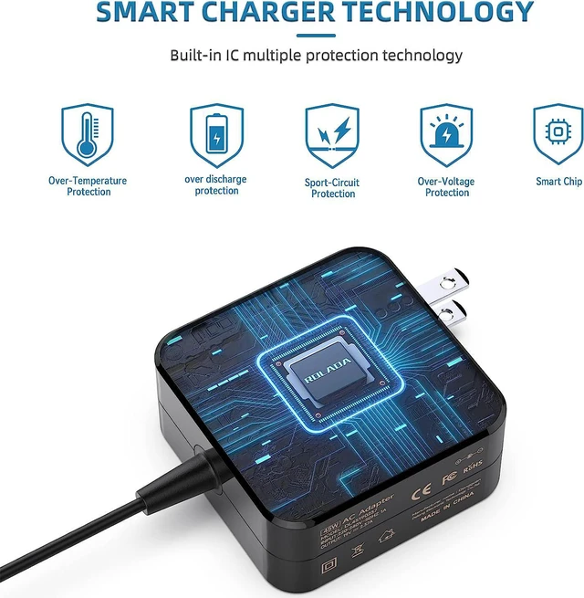Alt view image 4 of 7 - ROLADA 45W 33W Laptop Charger Compatible with ASUS