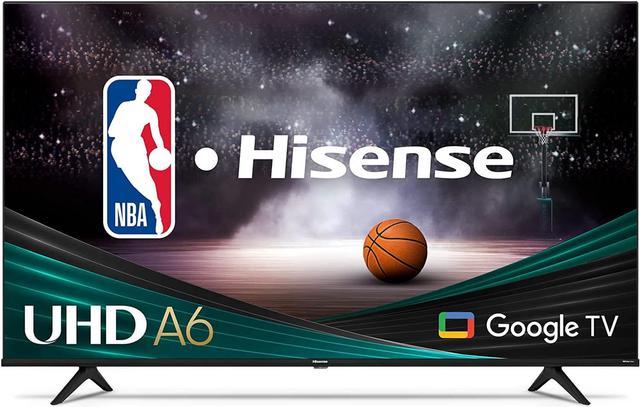 Kantine Stige Biprodukt Hisense A6 Series 50-Inch Class 4K UHD Smart Google TV with Voice Remote, Dolby  Vision HDR, DTS Virtual X, Sports & Game Modes, Chromecast Built-in (50A6H,  2022 New Model) Black LED TV -
