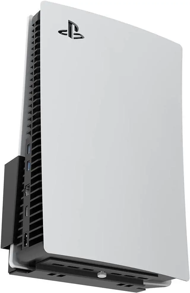 Main image of Monzlteck Wall Mount for PS5(Disc and Digital),All Metal Vertical Hanging on Wall, Space Saver, Easy to Install(Black)