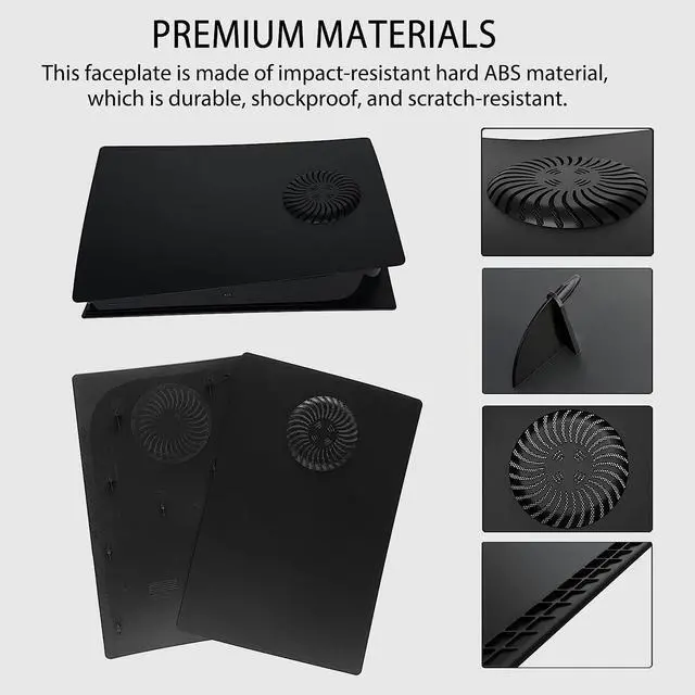 Alt view image 5 of 7 - PS5 Faceplate with RGB Light Strip for Digital Edition DOBEWINGDELOU 400+ Effects LED Light Ring Console Cover for PlayStation 5 Digital Edition DIY Decoration Kit Accessories Black