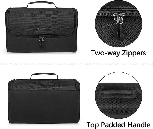 Alt view image 4 of 7 - Trunab Game Disc Case Hold Up to 24 Discs, Portable Storage Bag Gaming Disk Organizers, Compatible with Xbox 360/Xbox One/Xbox Series X/S/PS4/PS4 Pro/PS3/PS5, Black (Patent Pending)