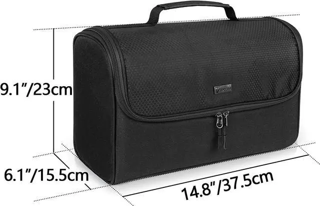 Alt view image 6 of 7 - Trunab Game Disc Case Hold Up to 24 Discs, Portable Storage Bag Gaming Disk Organizers, Compatible with Xbox 360/Xbox One/Xbox Series X/S/PS4/PS4 Pro/PS3/PS5, Black (Patent Pending)
