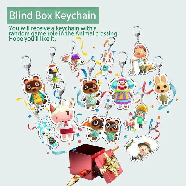 Alt view image 6 of 7 - TIKOdirect Carrying Case for Switch, Cute Portable Travel Bag Accessories with Protective Cover, Screen Protectors, Stand, Game Card Holder and Thumb Grip caps[Keychain Gift], Animal Crossing