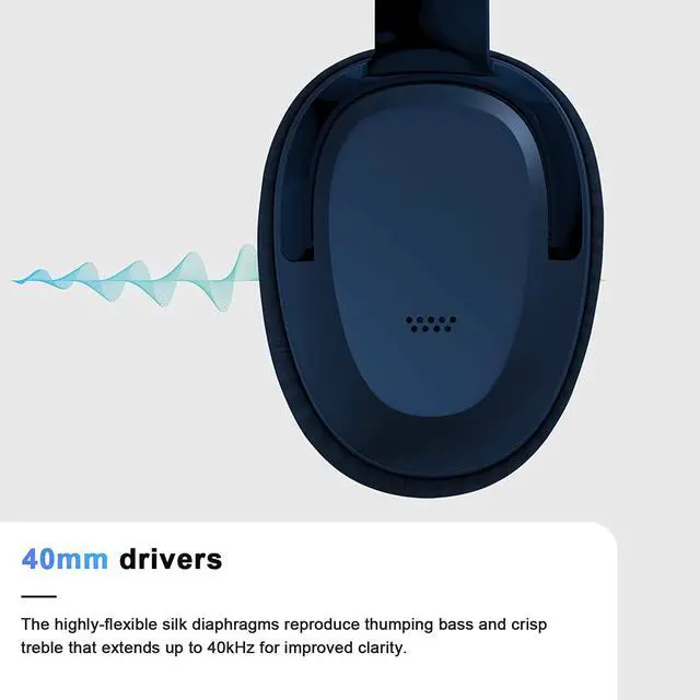 Alt view image 5 of 7 - Eonome-Active-Noise-Cancelling-Headphones - S3 ANC Headphones - Hybrid Wireless Over-Ear Bluetooth Headphones with Mic,Multiple Modes,40H Playtime,Comfortable Protein Earcups(Blue)