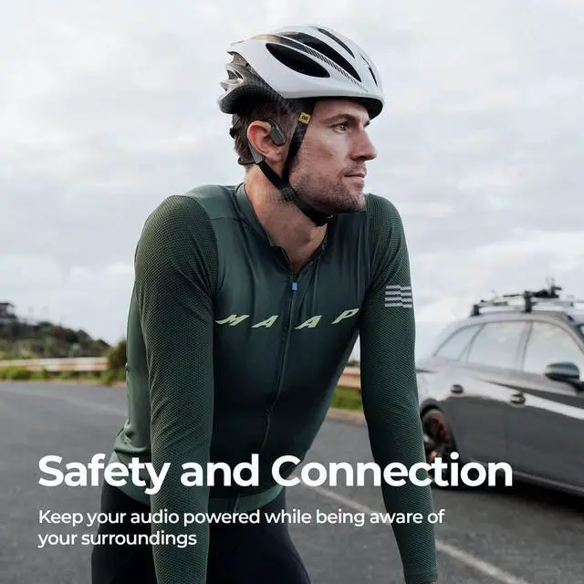 Alt view image 5 of 7 - Bone Conduction Headphones, IP68 Swimming Headphones Built-in MP3 16G Storage, Bluetooth 5.3 Open Ear Headphones Large Capacity Battery, Waterproof Sports Earphones for Swimming, Running