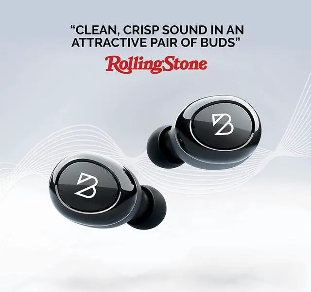 Alt view image 2 of 7 - Back Bay Audio Duet 50 Pro  Sweatproof Wireless Bluetooth Earbuds, 130 Hour Long Battery Life for iPhone, Android, Mini Charging Case, TWS Headphones with Microphone, Gift for Runners