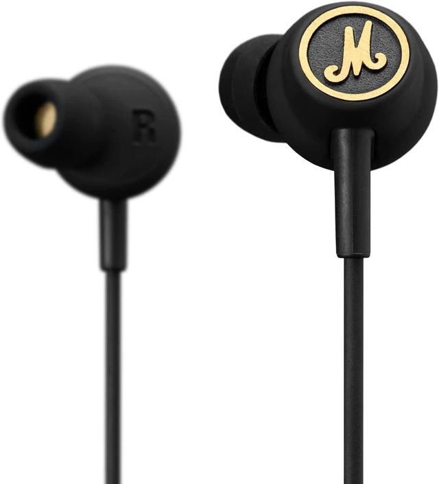 Alt view image 4 of 7 - Marshall Mode EQ Wired in-Ear Headphones - Black and Brass
